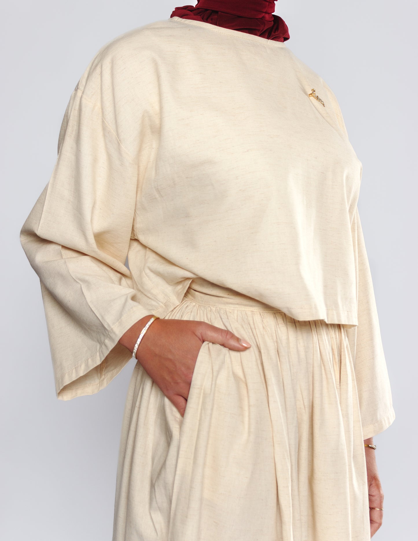 TWO PIECE BEIGE