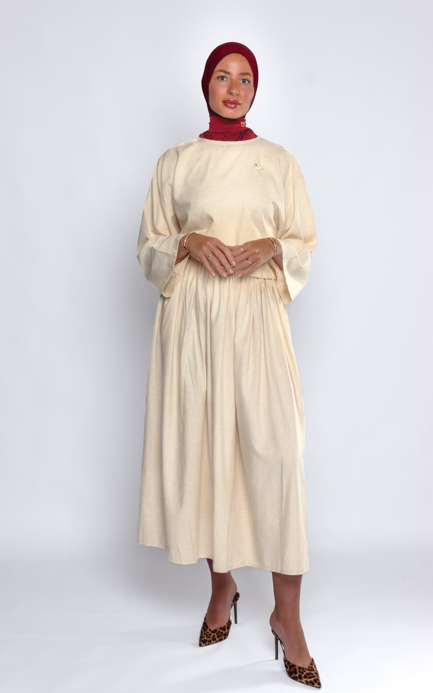 TWO PIECE BEIGE